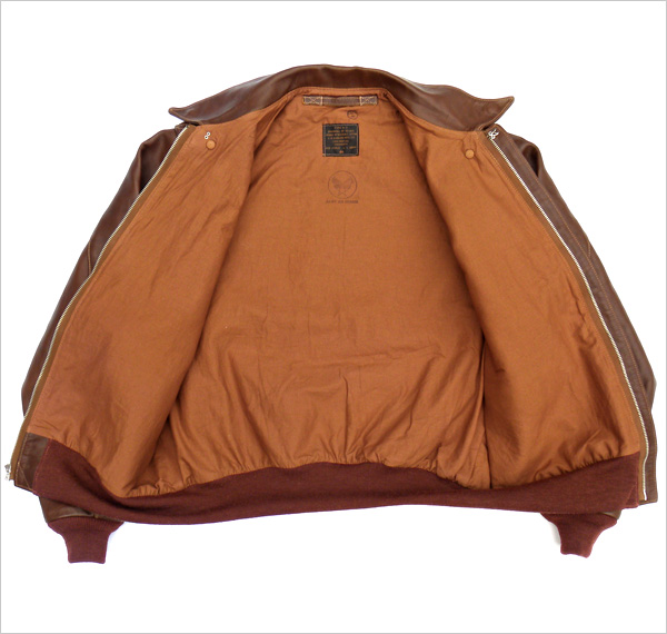 Good Wear Leather's J.A. Dubow Type A-2 Flight Jacket Lining