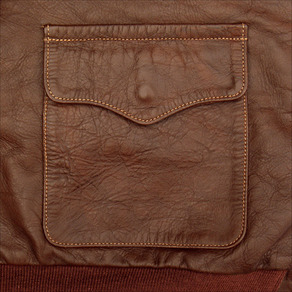 Good Wear Leather's J.A. Dubow Type A-2 Flight Jacket Pocket
