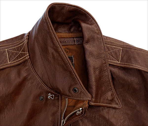 Good Wear Leather's J.A. Dubow Type A-2 Flight Jacket Collar