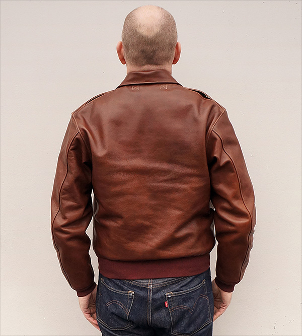 Good Wear Leather's J.A. Dubow Type A-2 Flight Jacket Front View