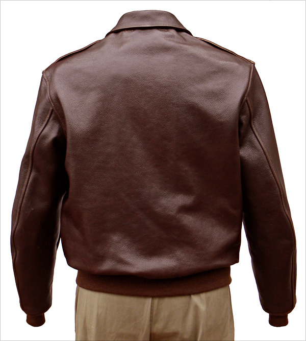 Good Wear Leather I. Chapman & Sons Type A-2 Jacket Reverse View 