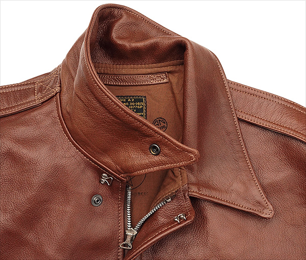Good Wear Leather I. Chapman & Sons Type A-2 Jacket Collar