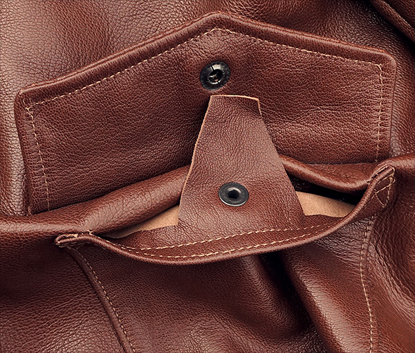 Good Wear Leather I. Chapman & Sons Type A-2 Jacket Pocket Interior