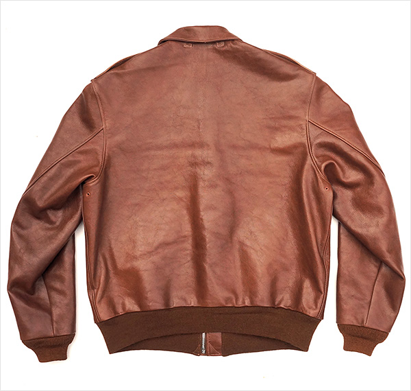 Good Wear Leather I. Chapman & Sons Type A-2 Jacket Flat View
