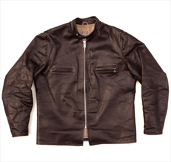 Vintage Beck Horsehide Cafe Racer