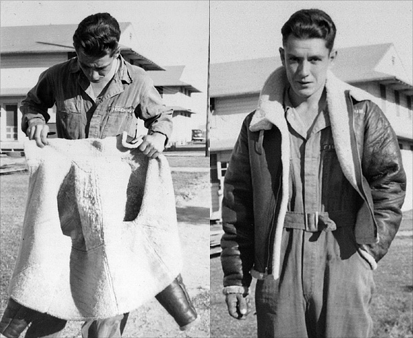 WWII U.S. Army Air Forces D-1 S.H. Knopf Sheepskin Shearling Mechanics Jacket