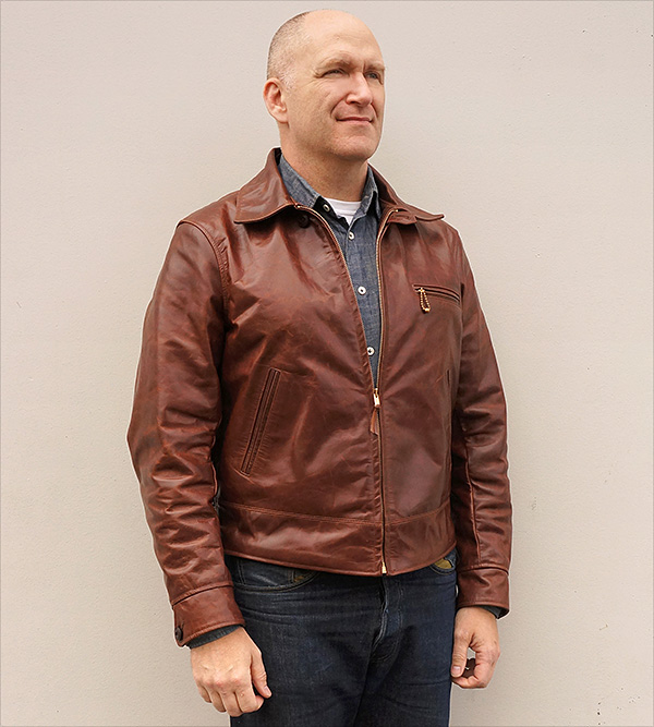 Good Wear Monarch Hercules Horween Horsehide Half Belt Leather Jacket