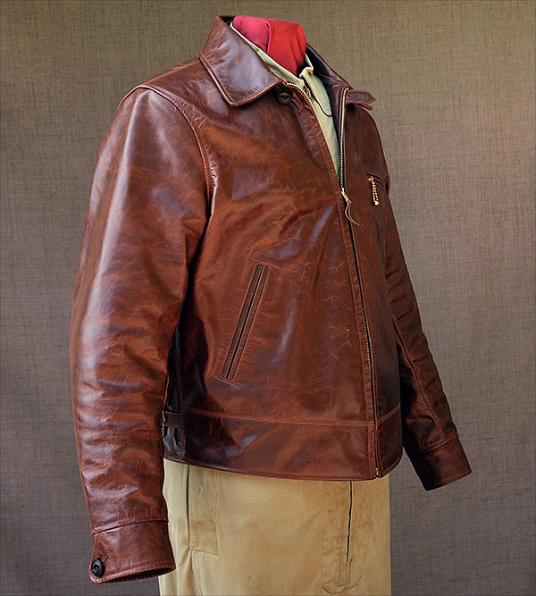 Good Wear Monarch Hercules Horween Horsehide Half Belt Leather Jacket