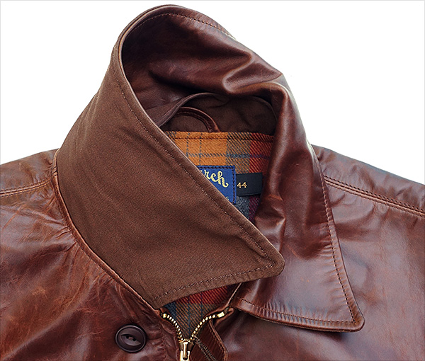 Good Wear Monarch Hercules Horween Horsehide Half Belt Leather Jacket