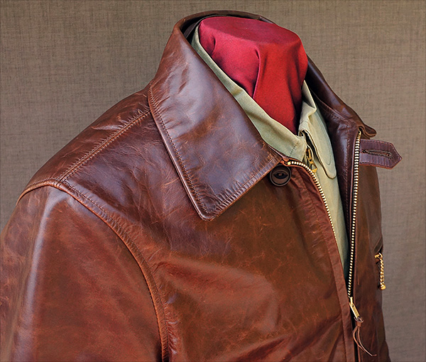 Good Wear Monarch Hercules Horween Horsehide Half Belt Leather Jacket