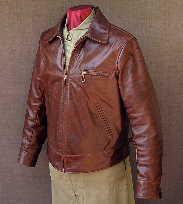 Good Wear Monarch Hercules Horween Horsehide Half Belt Leather Jacket