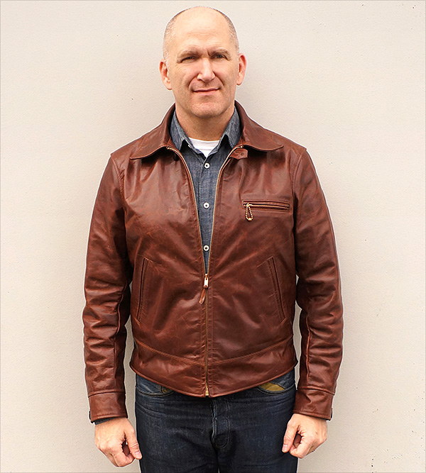 Good Wear Monarch Hercules Horween Horsehide Half Belt Leather Jacket