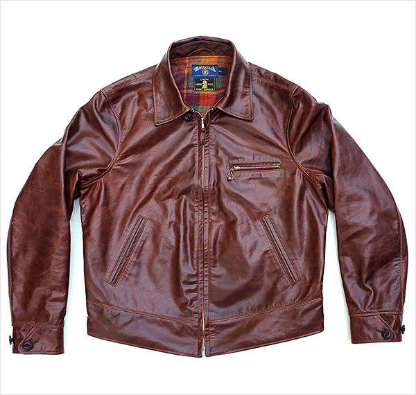 Good Wear Monarch Hercules Horween Horsehide Half Belt Leather Jacket