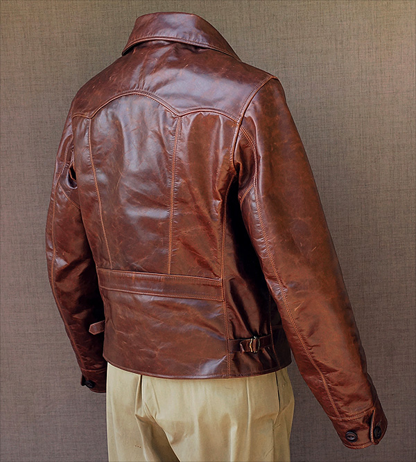 Good Wear Monarch Hercules Horween Horsehide Half Belt Leather Jacket