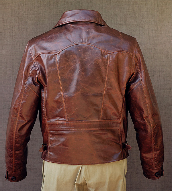 Good Wear Monarch Hercules Horween Horsehide Half Belt Leather Jacket