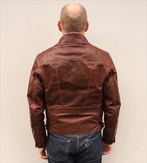 Good Wear Monarch Hercules Horween Horsehide Half Belt Leather Jacket