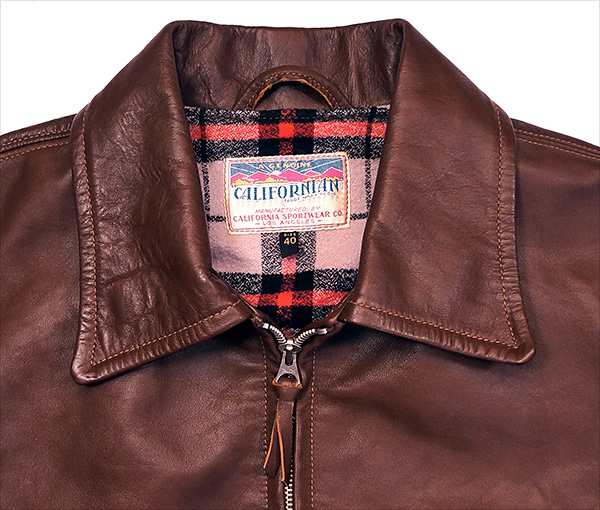 Good Wear Californian Imperial Horsehide Half Belt Jacket