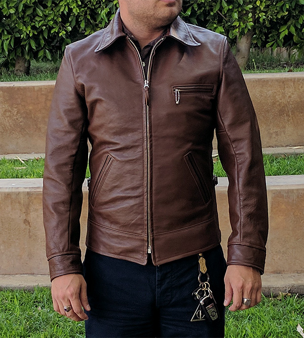 Good Wear Californian Imperial Horsehide Half Belt Jacket