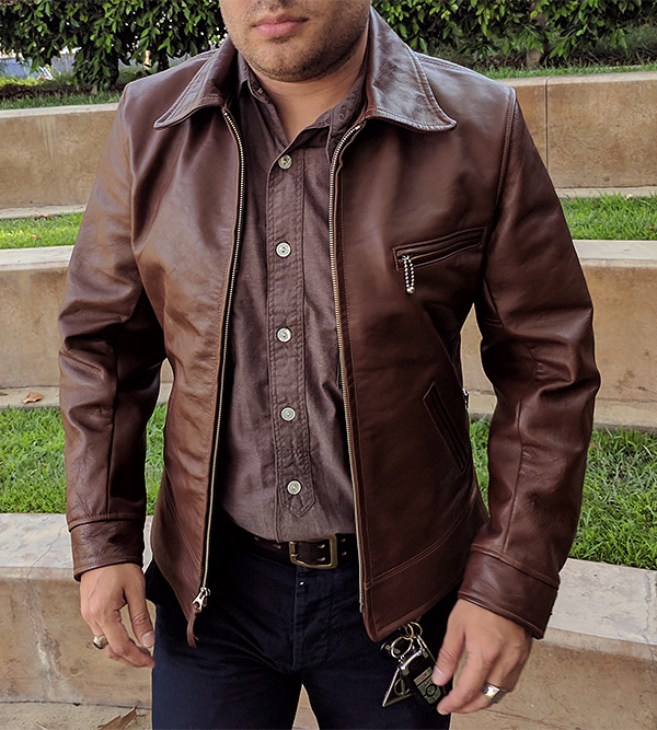 Good Wear Californian Imperial Horsehide Half Belt Jacket