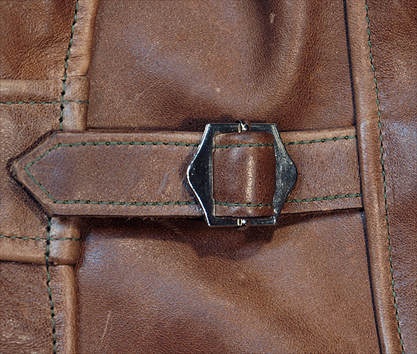 1940s Californian Mojave Horsehide Half-Belt Jacket Coat