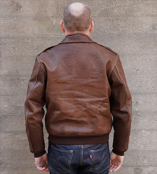 Good Wear Leather United Sheeplined Type A-2 Jacket Horsehide