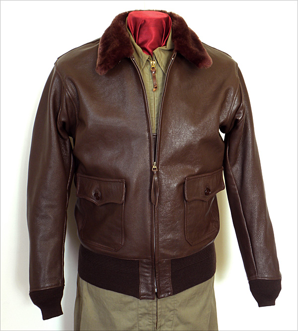 Good Wear Leather Monarch Mfg. Co. M-422 Jacket Front View