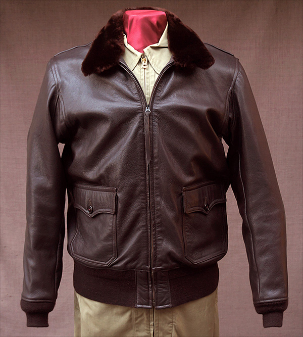 Good Wear Leather Monarch Mfg. Co. M-422 Jacket Front View
