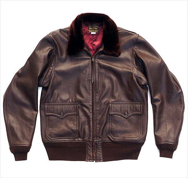 Good Wear Leather Monarch Mfg. Co. M-422 Jacket Front View Flat