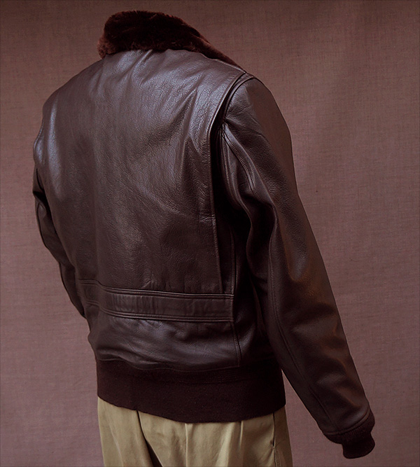 Good Wear Leather Monarch Mfg. Co. M-422 Jacket Reverse View