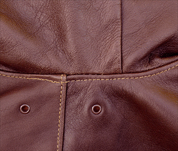 Good Wear Leather Monarch Type A-2 Jacket Seams