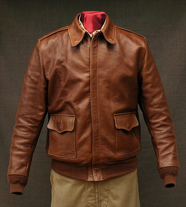 Good Wear Leather Monarch Type A-2 Jacket Front View