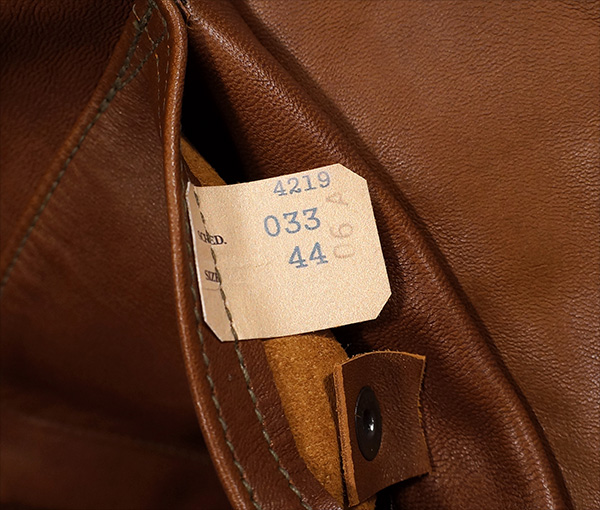 Good Wear Leather Monarch Type A-2 Jacket Pocket