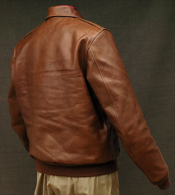 Good Wear Leather Monarch Type A-2 Jacket Reverse View