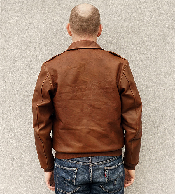Good Wear Leather Monarch Type A-2 Jacket Reverse View