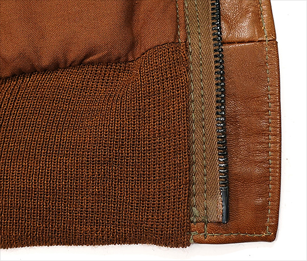 Good Wear Leather Monarch Type A-2 Jacket Zipper Base