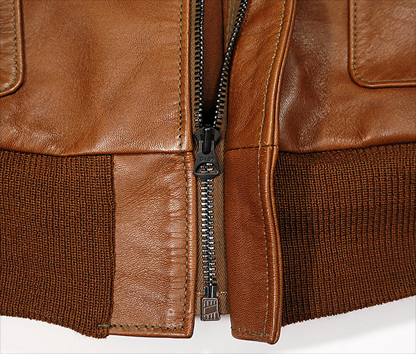 Good Wear Leather Monarch Type A-2 Jacket Zipper Base