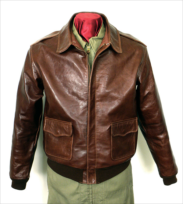 Good Wear Leather's Perry Sportswear Type A-2 Front View