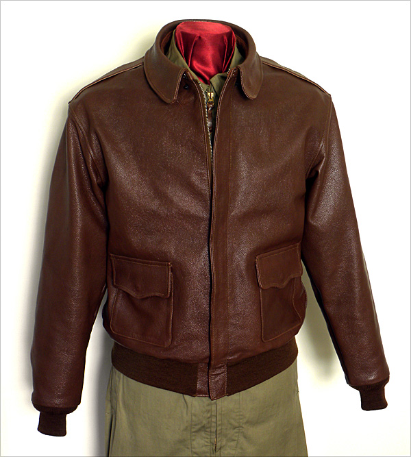 Good Wear Leather's Perry Sportswear Type A-2 Front View