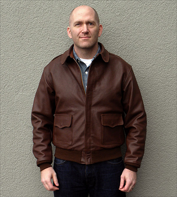 Good Wear Leather's Perry Sportswear Type A-2 Front View