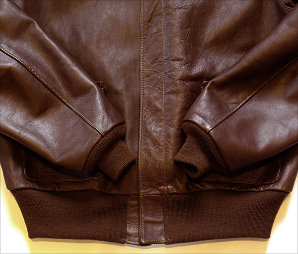 Good Wear Leather's Poughkeepsie Type A-2 Flight Jacket Knits