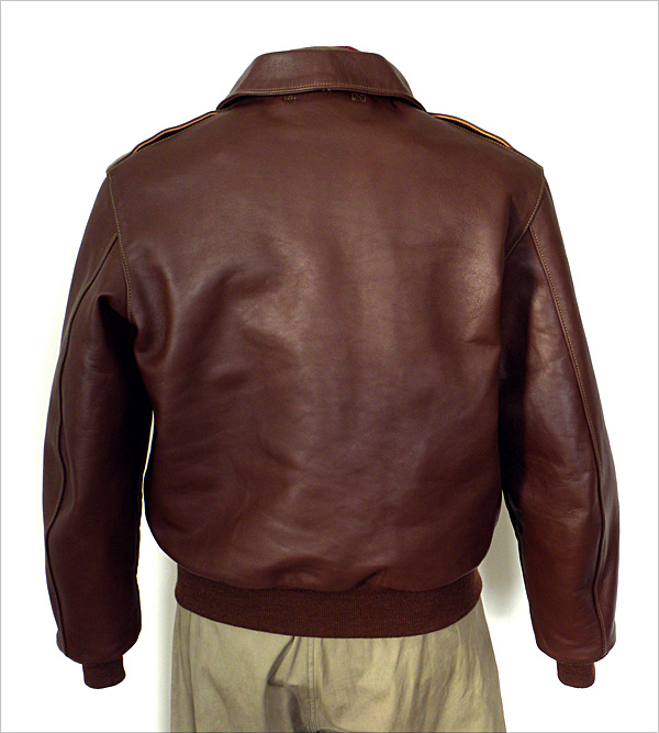 Good Wear Leather's Poughkeepsie Type A-2 Flight Jacket Reverse View