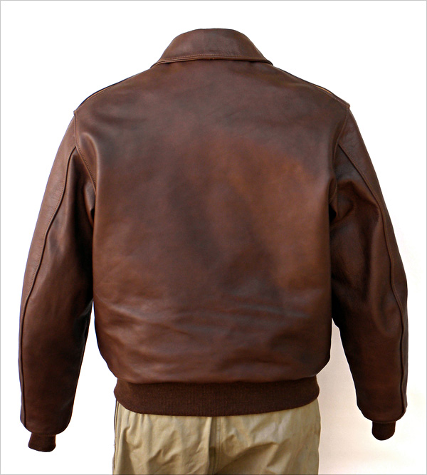 Good Wear Leather Rough Wear 42-1401-P Type A-2 Jacket Reverse View