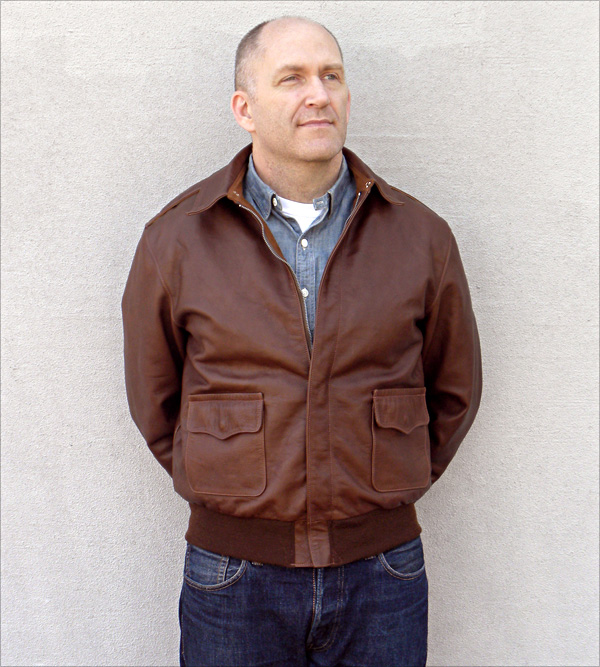 Good Wear Leather Rough Wear 42-1401-P Type A-2 Jacket