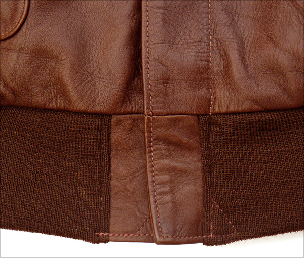 Good Wear Leather Rough Wear 42-1401-P Type A-2 Jacket Zipper Base