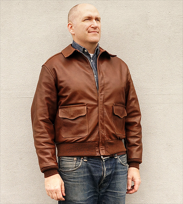 Good Wear Leather Rough Wear 42-1401-P Type A-2 Jacket