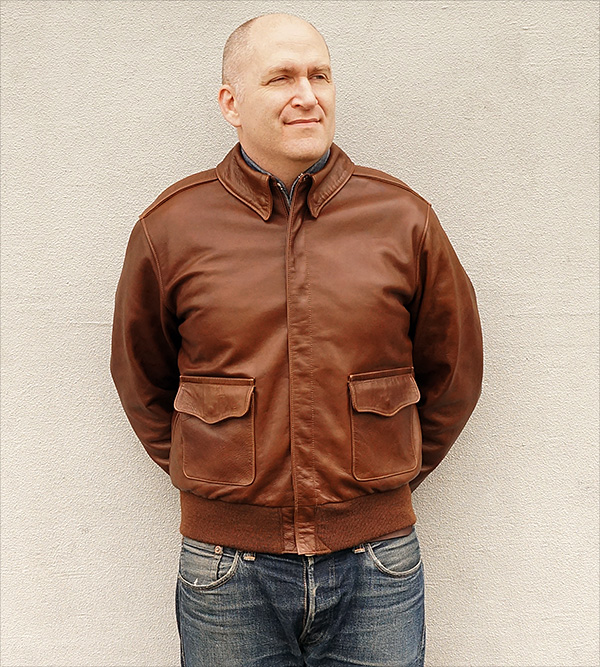 Good Wear Leather Rough Wear 42-1401-P Type A-2 Jacket