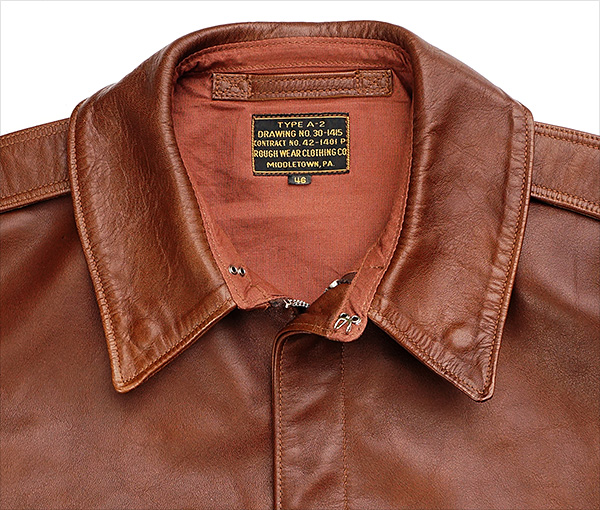 Good Wear Leather Rough Wear 42-1401-P Type A-2 Jacket Collar