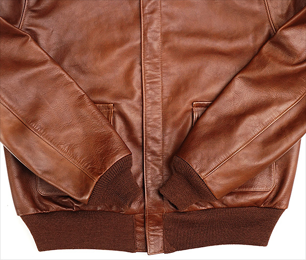 Good Wear Leather Rough Wear 42-1401-P Type A-2 Jacket Knits