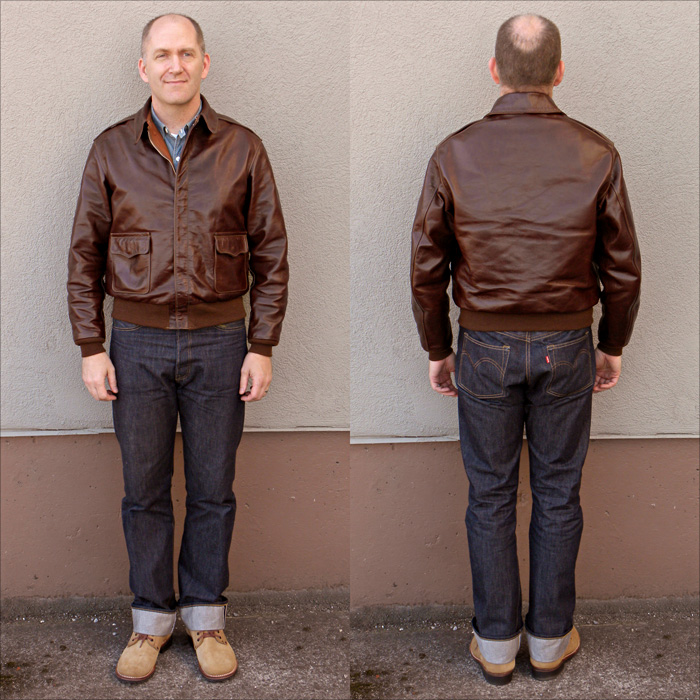Good Wear Leather's Rough Wear Type A-2 Full View