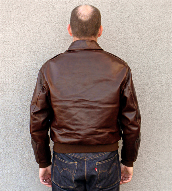 Good Wear Leather's Rough Wear Type A-2 Reverse View